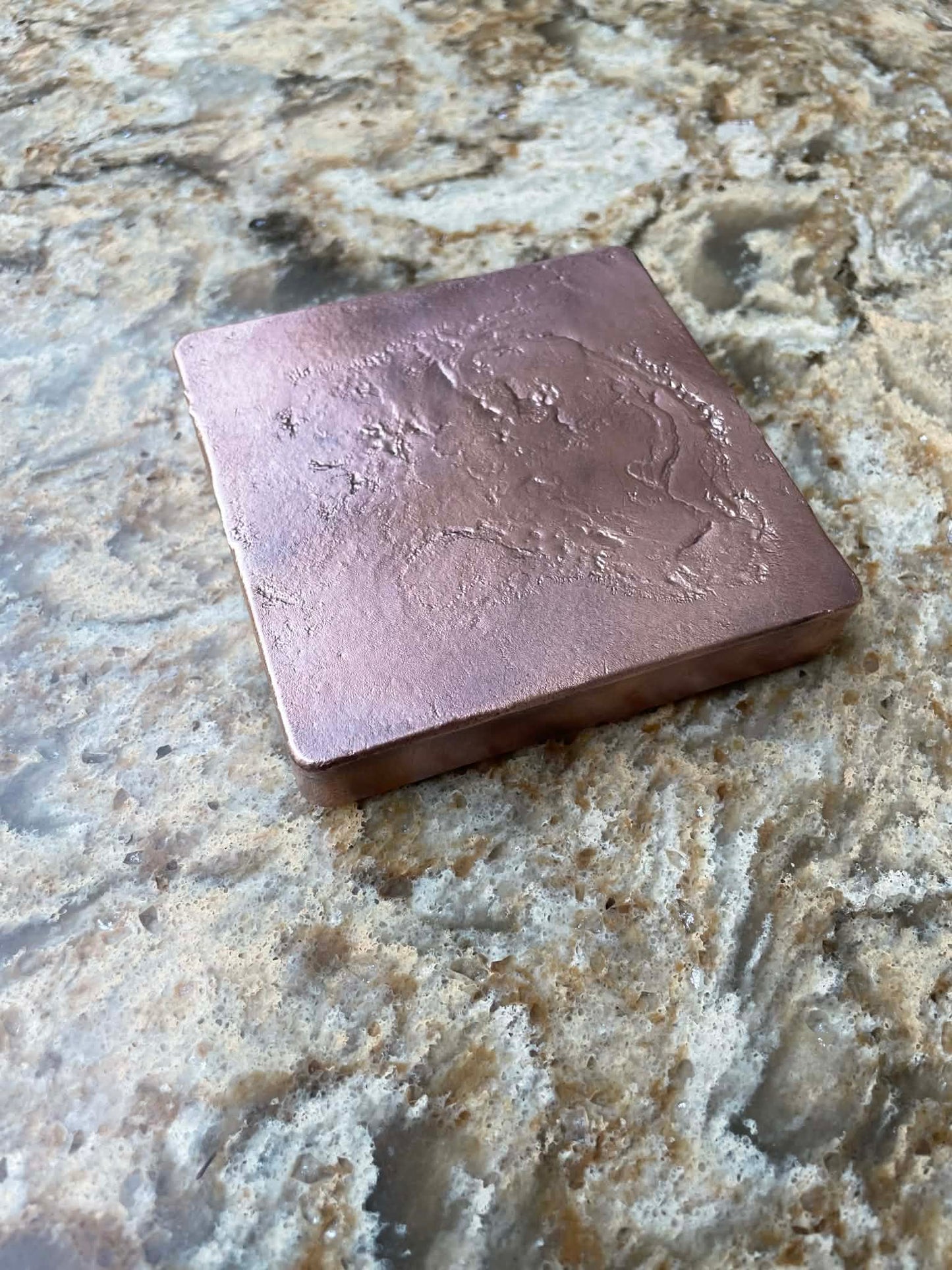Copper Bar 1kg "Flat" 99.9% Pure