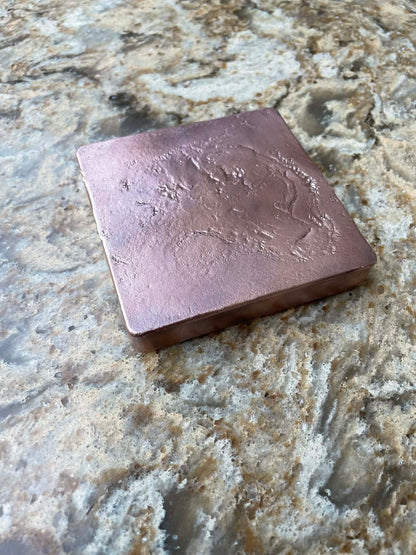 Copper Bar 1kg "Flat" 99.9% Pure
